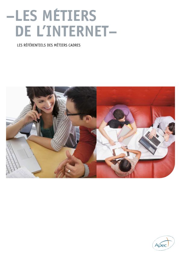 Couverture de Les metier de l internet