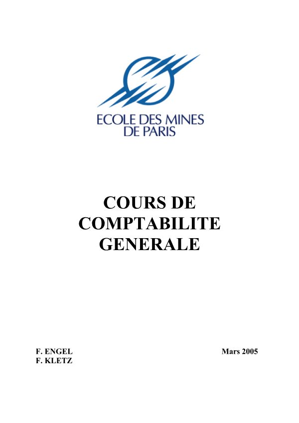 Cours de comptabilité générale