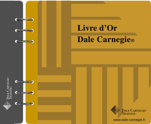 Couverture de Le livre d'or de Dale Carnegie
