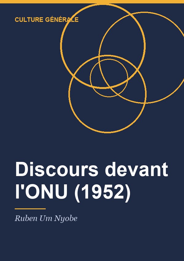 Discours devant l'ONU (1952)