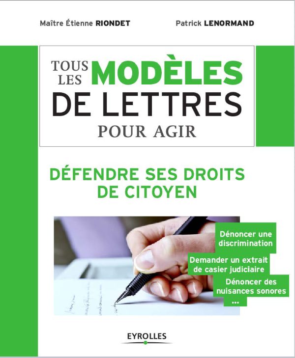 Couverture de Modèles de lettres