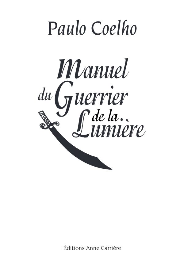 Couverture de Manuel du guerrier de la lumière