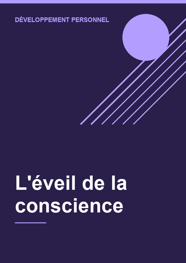 Couverture de L'éveil de la conscience