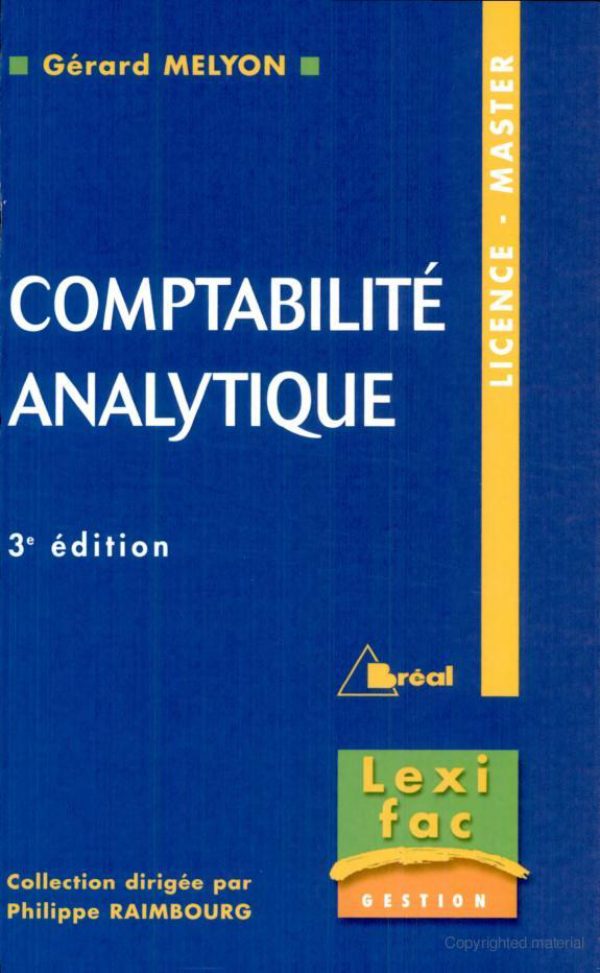 Comptabilité analytique (3e édition)